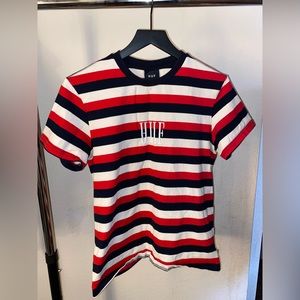 Huf stripe t shirt